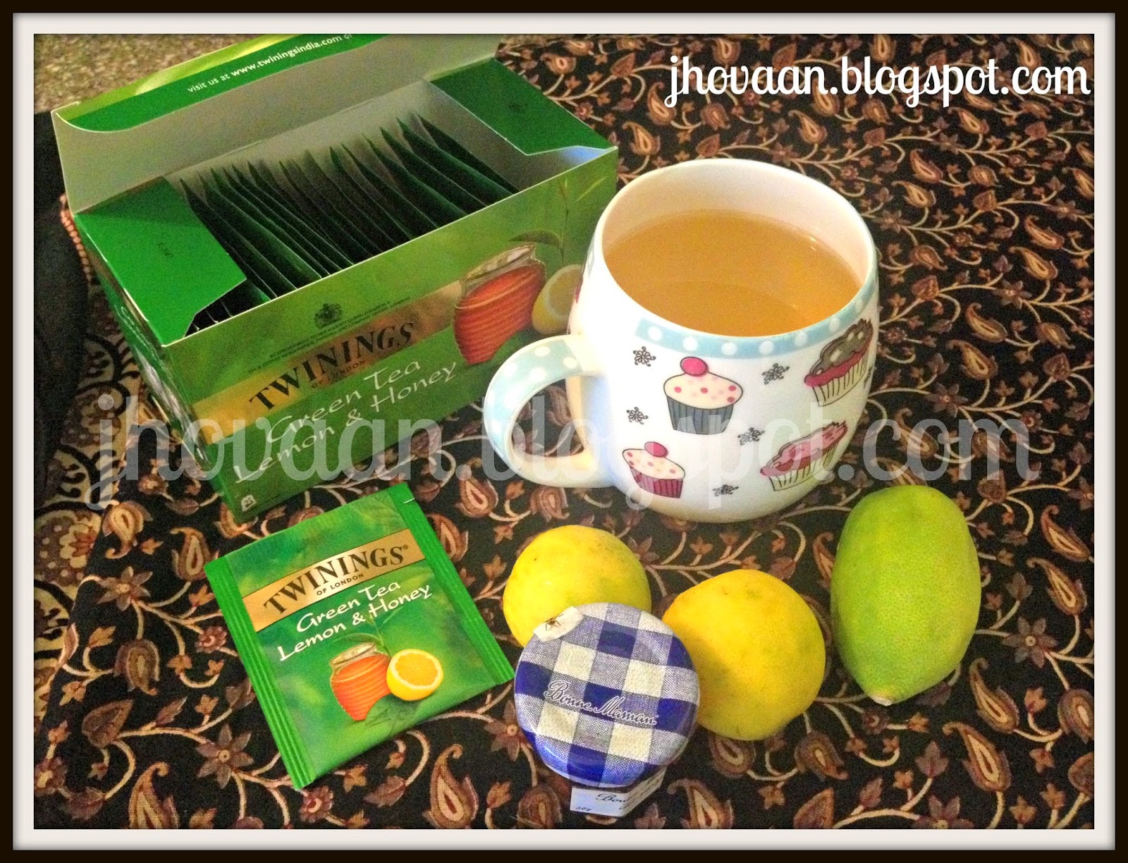 Green tea with sales lemon at night
